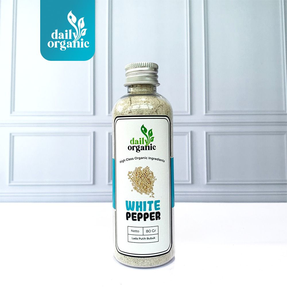 Lada Putih Bubuk / White Pepper / Merica Premium Daily Organic