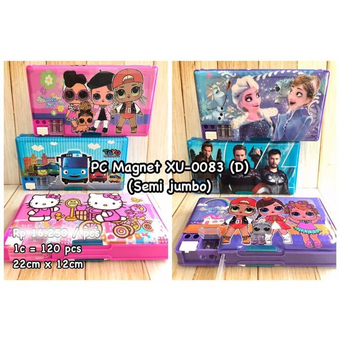 

Pensil Case / Tempat Pensil Magnet Semi Jumbo