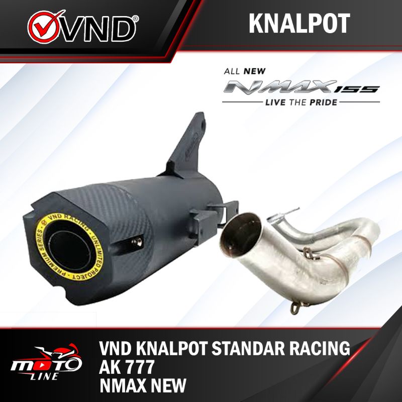 Knalpot VND AK 777 B1 - All New Nmax
