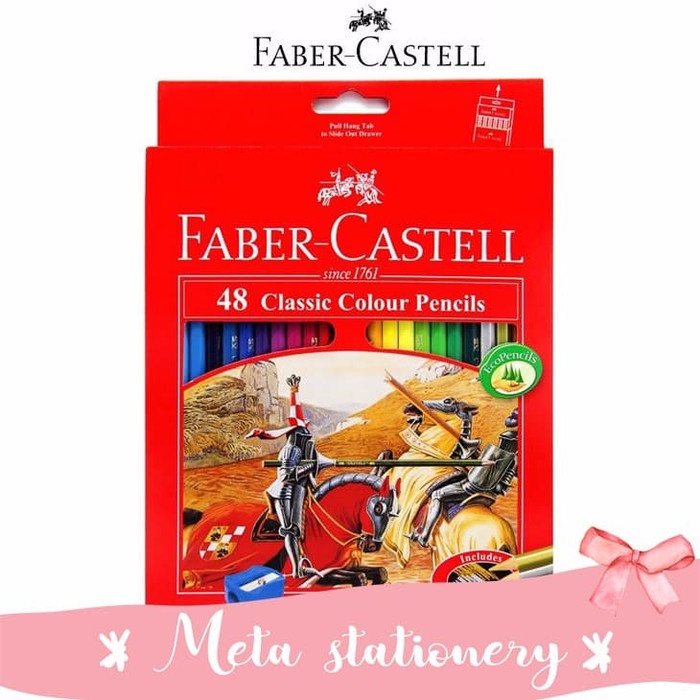 

WARNAPENSIL- PENSIL WARNA CLASSIC FABER CASTELL 48 -PENSIL WARNA
