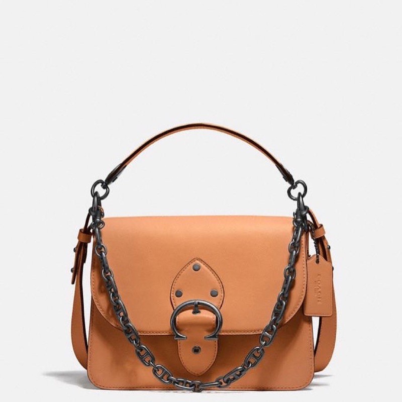 Coach Beat Shoulder Bag pewter natural