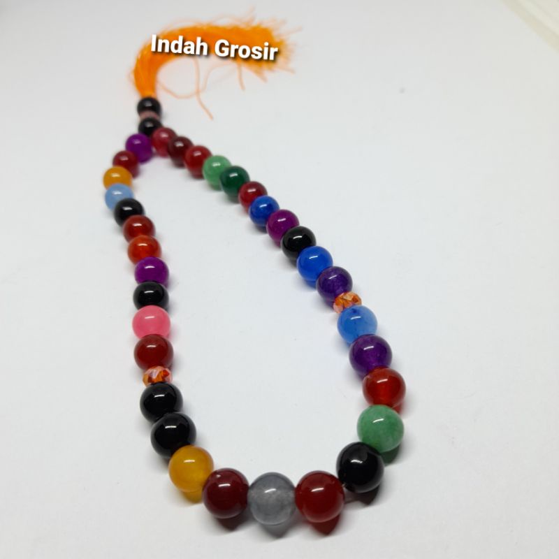 Tasbih Panca Warna 8mm 33butir