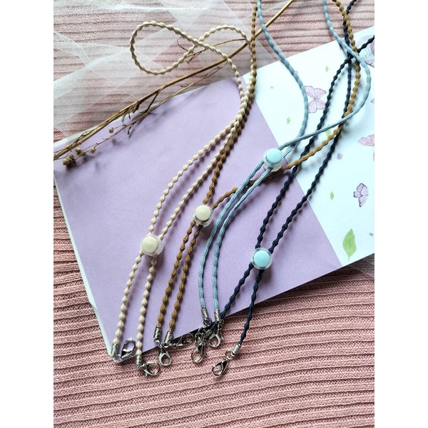 Strap Masker POLOS 2in1 hijab/Kalung Masker POLOS/Head Loop Masker POLOS