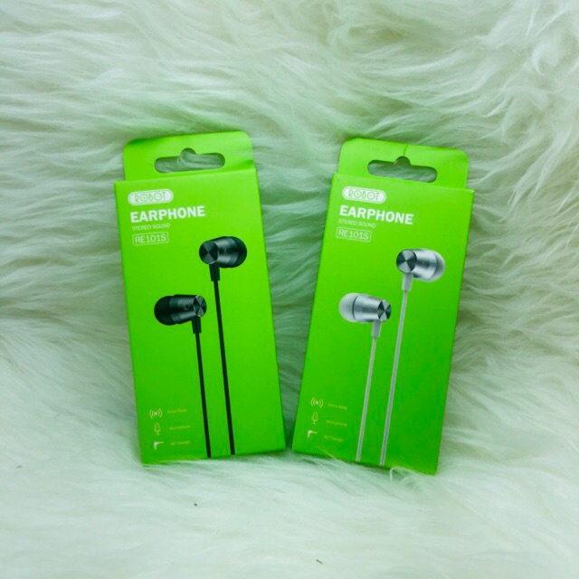 Headset ROBOT RE101S Stereo Sound Earphone ORIGINAL