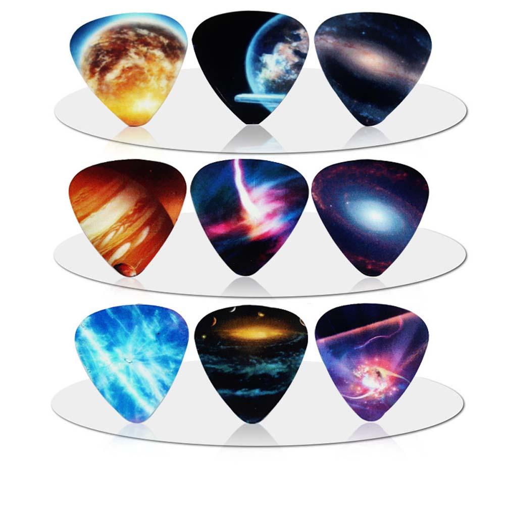 Augustina Guitar Picks Bass 10pcs/Lot Akustik 0.46mm 0.71mm 1.0mm Listrik Bintang Vastness Bagian Gitar