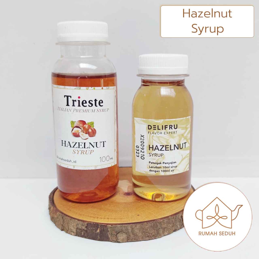 

100 mL Hazelnut Syrup merk Trieste kecil - Sirup Hazelnut kecil kecil