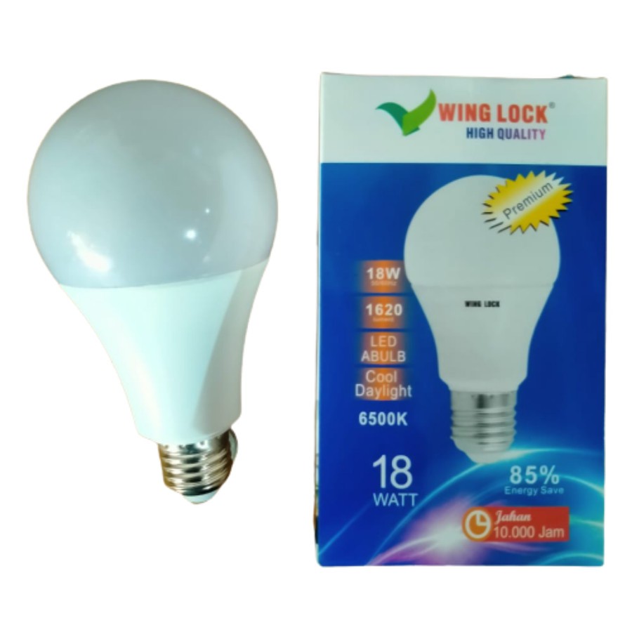 LAMPU LED WING LOCK 18 WATT PREMIUM BOHLAM LED GARANSI 1 TAHUN