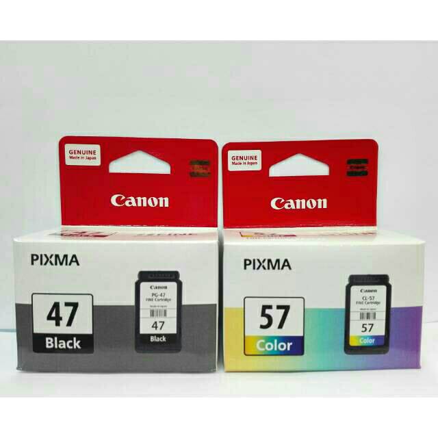 1 set Tinta Canon 47 &amp; 57