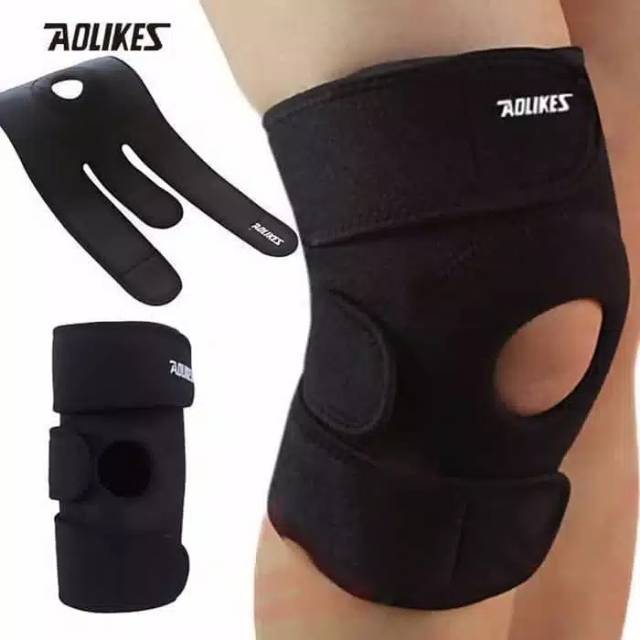 ORIGINAL Aolikes knee pad support patella brace protector pelindung penyangga lutut deker