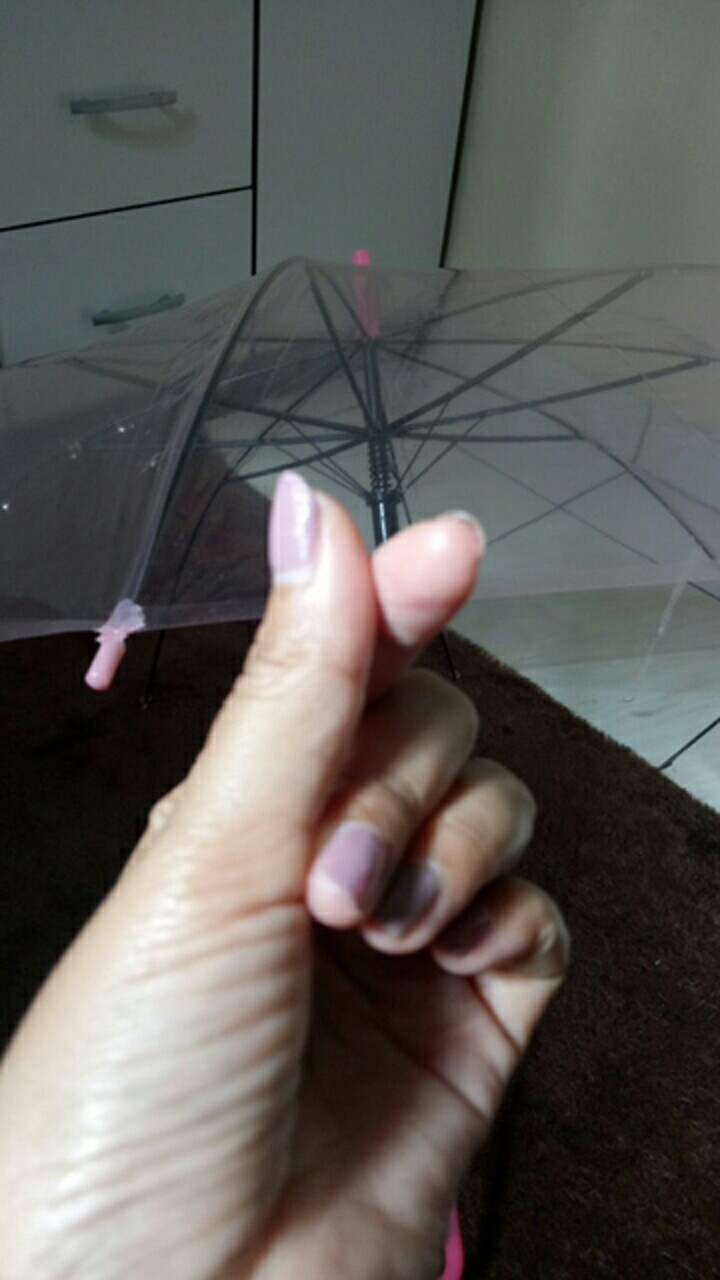 Payung Transparan Warna Panjang