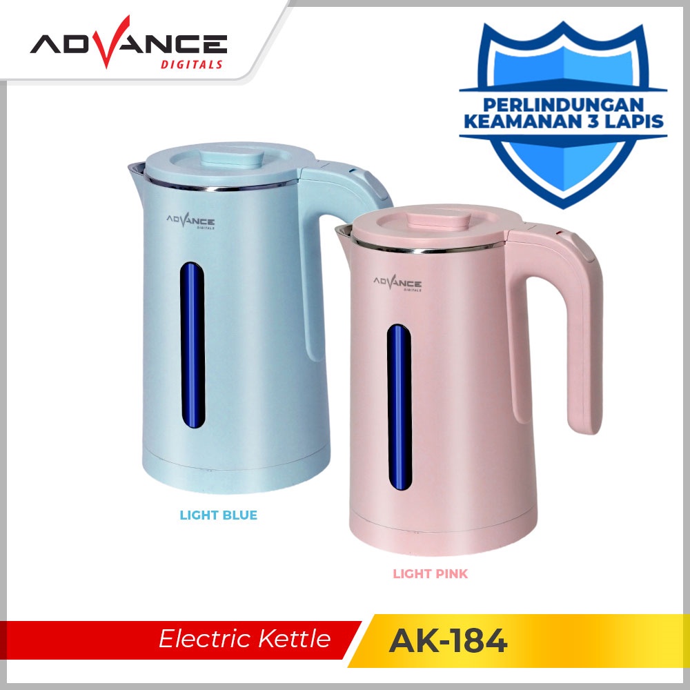 [Garansi 1 tahun] teko pintar botol air listrik, Botol saus listrik, Otomatis power-off stainless steel 1.8L