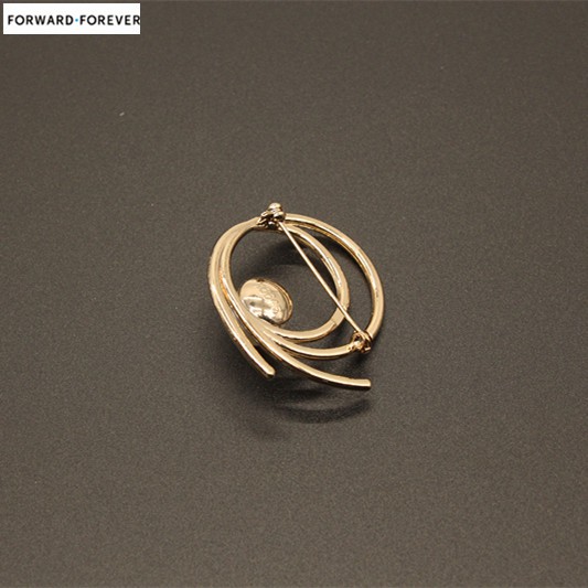 All-match fashionable pearl ring brooch     M40210