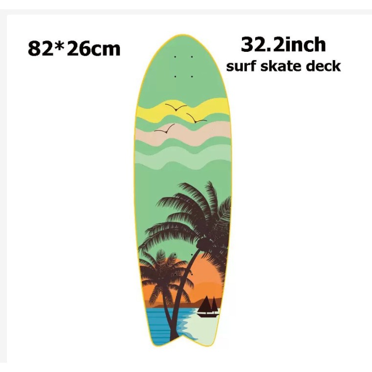 2021 deck Skateboard 32x10 Inci Dengan deisgns Printing