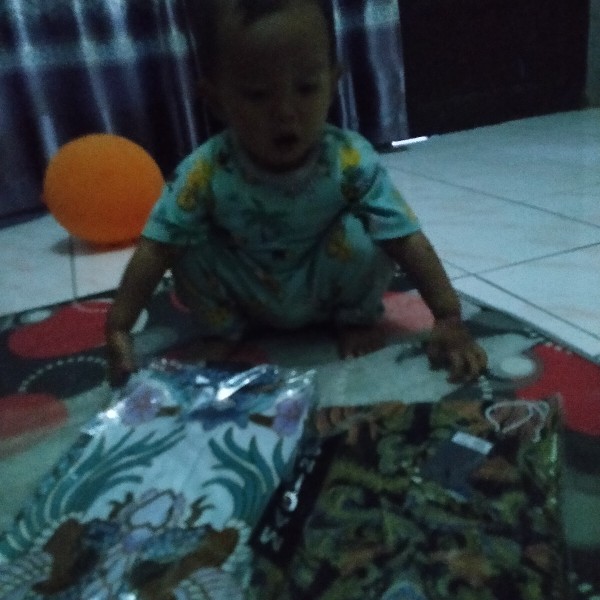 Maginot Kemeja Batik 2.0 Sagara-ss Motif Timbul Lengan Pendek Pria + Free Masker