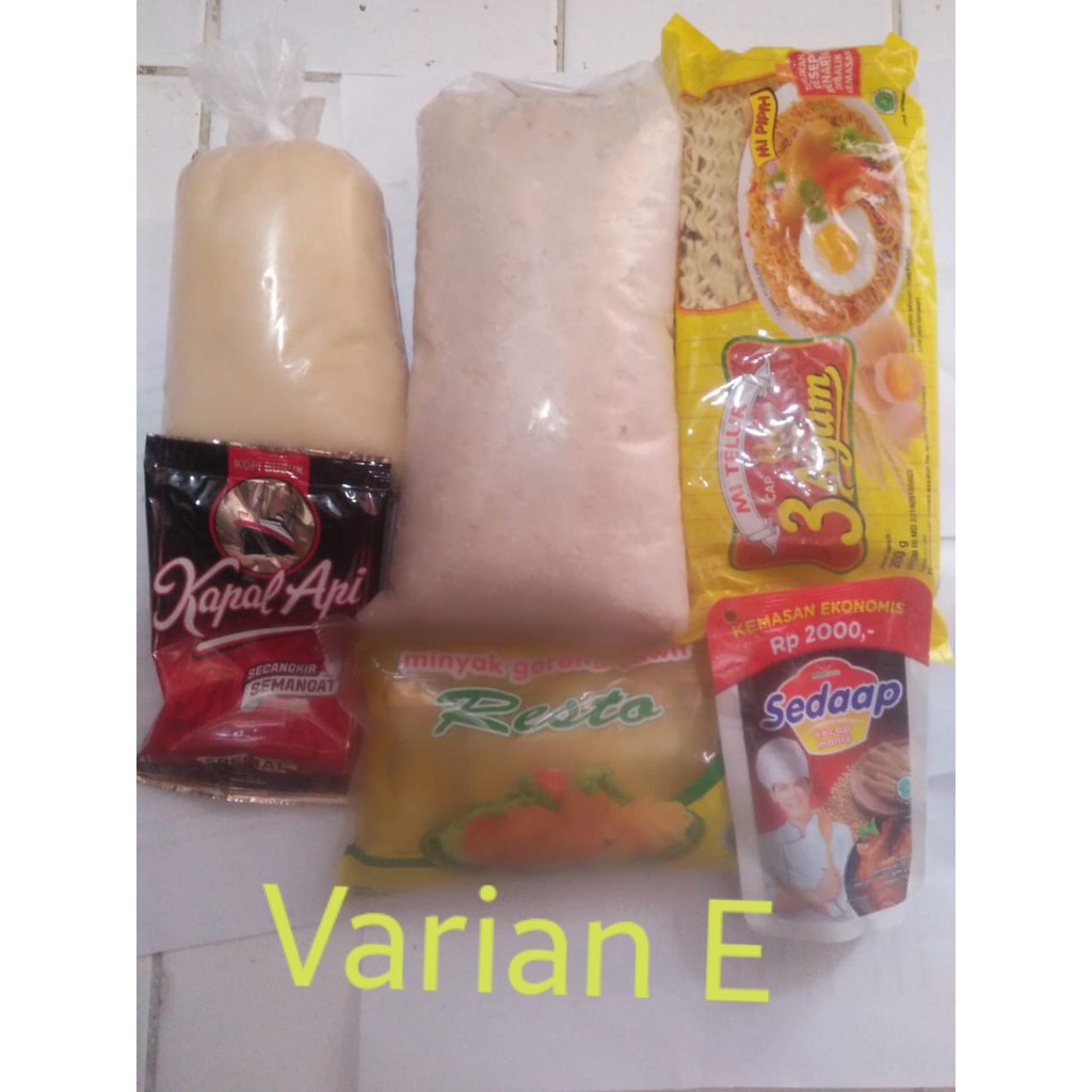 

Paket Sembako Varian E