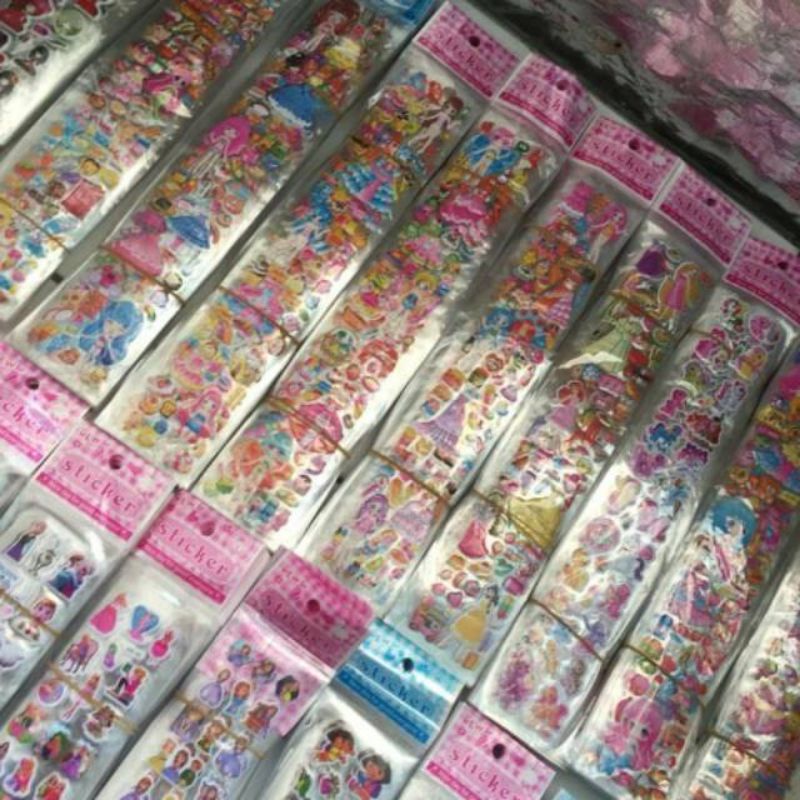 

stiker cantik panjang isi 10