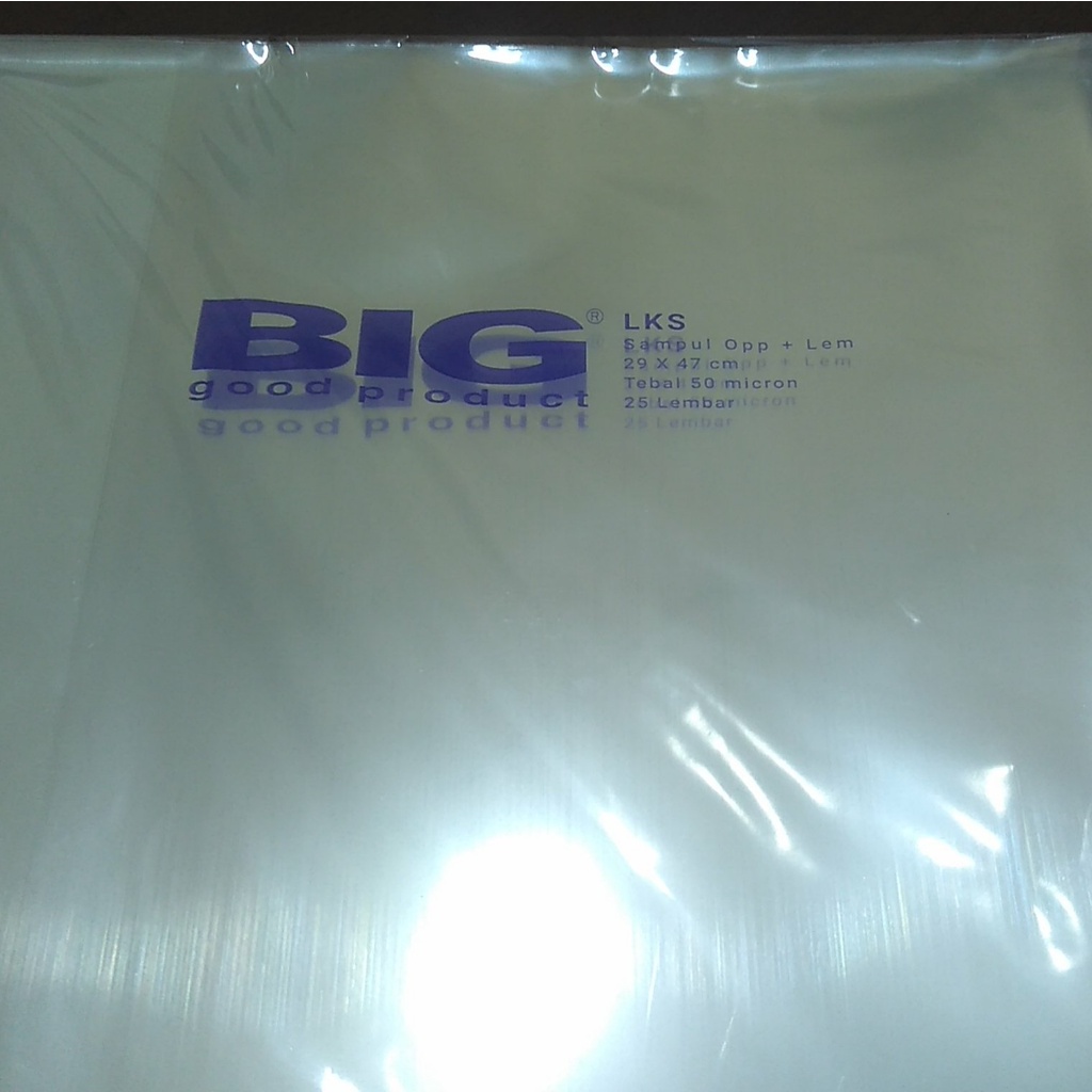 

BIG SAMPUL OPP DLX 0.5 1004 LKS(25PCS)