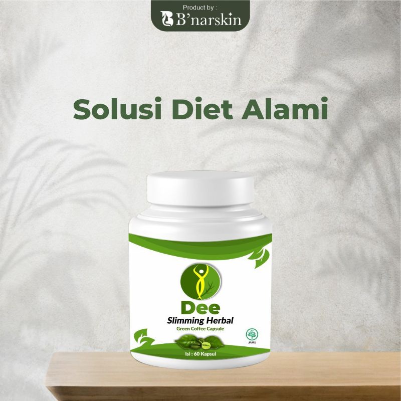 Kapsul Pelangsing Dee Slimming Herbal Ori Original, Umi Green Coffee Capsule Penurun Berat Badan Ala