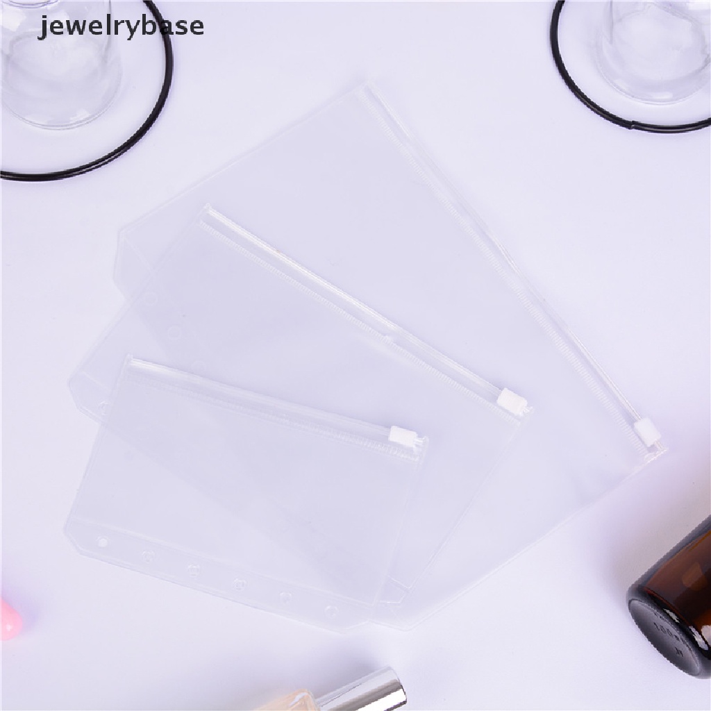 (jewelrybase) Tas Penyimpanan Dokumen A5 / A6 / A7 Dengan Resleting Untuk Sekolah / Kantor