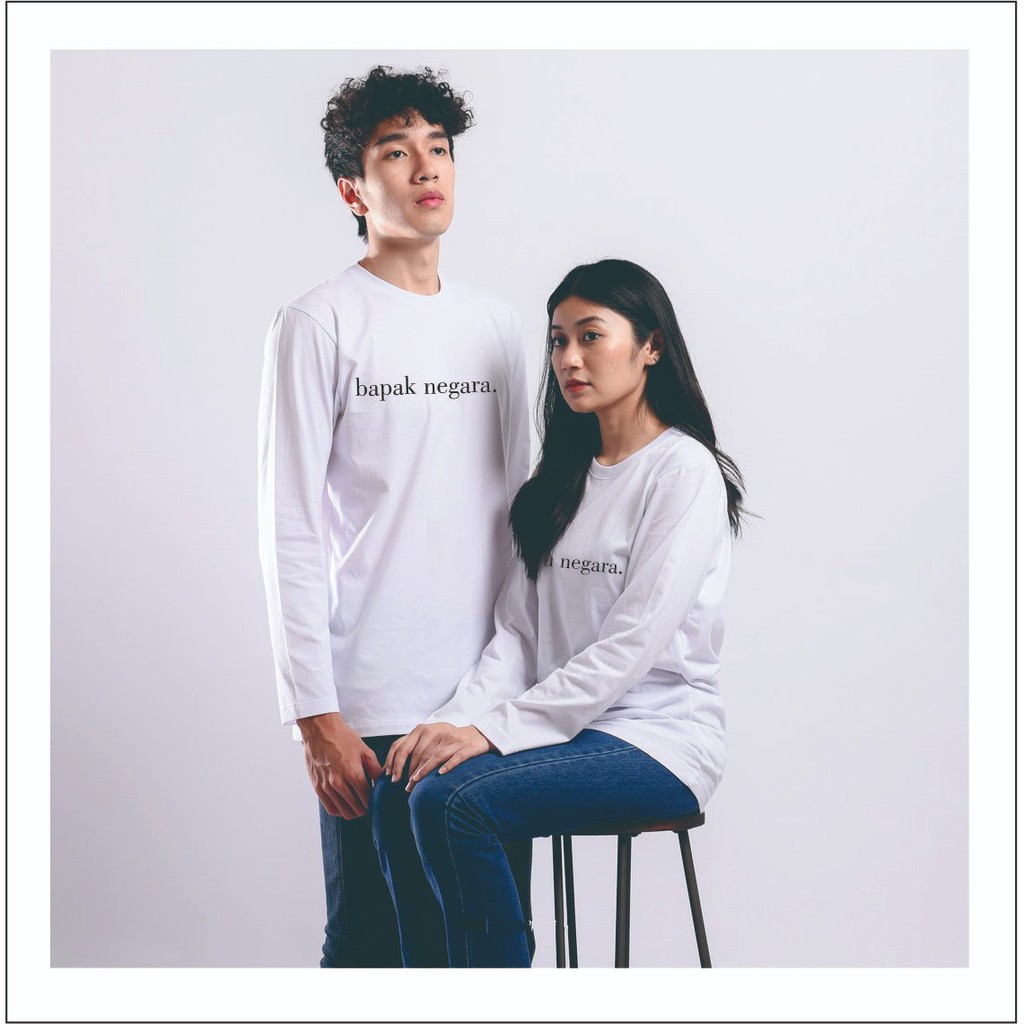 LENGAN PANJANG | Kaos Satuan Terhits Kekinian Termurah Grosir | BAPAK IBU NEGARA