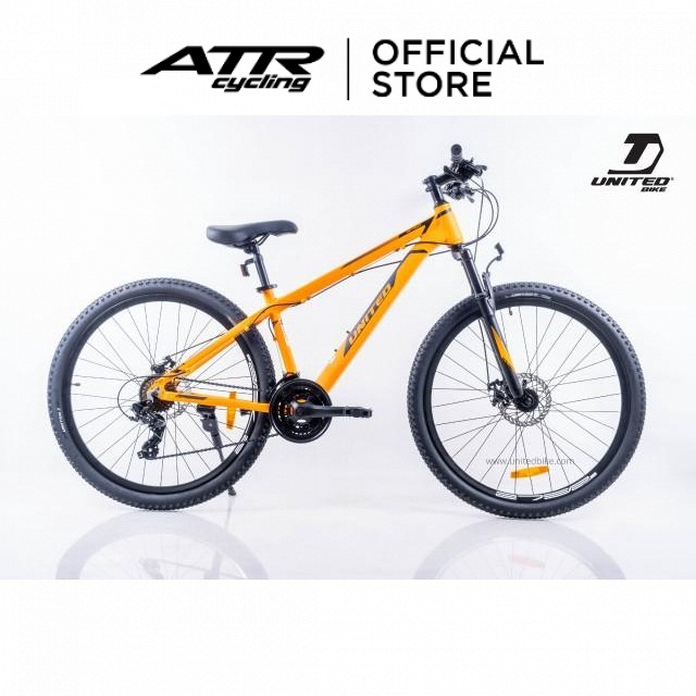 United Bike Sepeda Gunung Detroit Neo 27.5 Inch 1 (Orange-Abu-Abu-Hitam) MTB