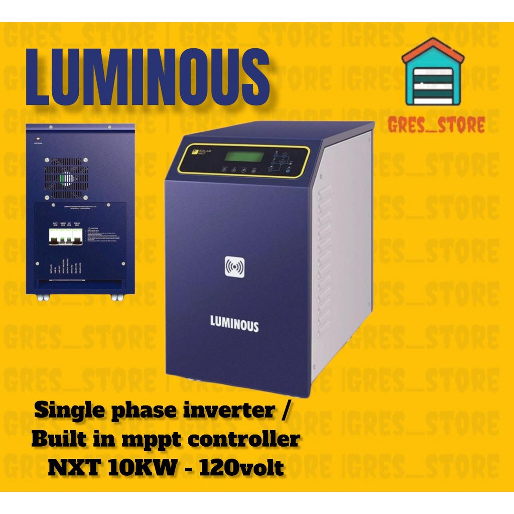 LUMINOUS INVERTER HYBRID SOLAR NXT 10KW 120V PURE SINEWAVE 10000 WATT