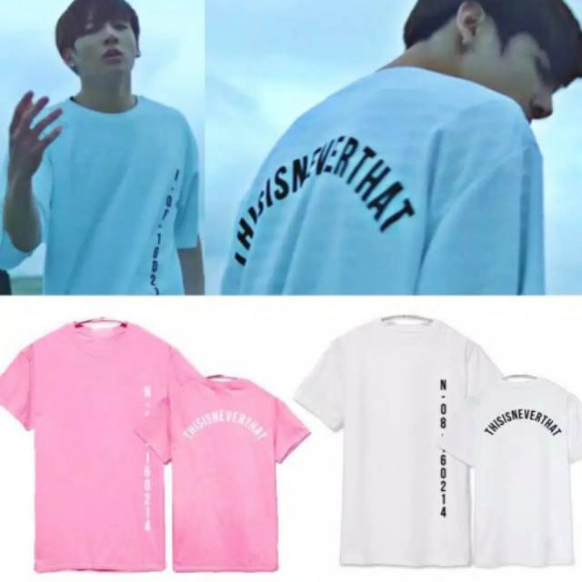 Kaos Bangtan JUNGKOOK THISNEVERTHAT