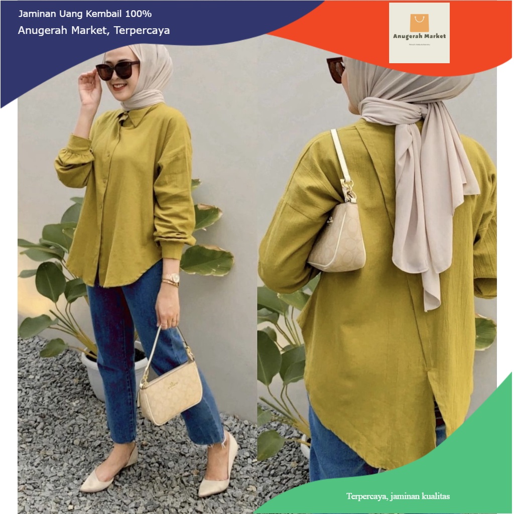 SITA TOP / KEMEJA ATASAN BLOUSE WANITA