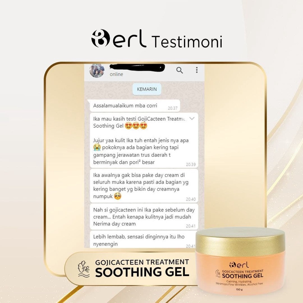 B Erl GojiCacteen Treatment Soothing Gel