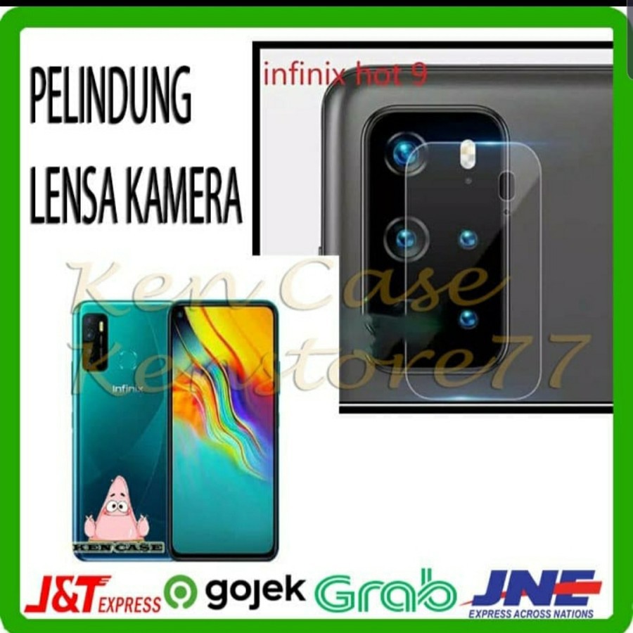 INFINIX HOT 8 HOT 9 HOT 10 HOT 9 PLAY Tempered Glass Camera Anti Gores Kamera Bening