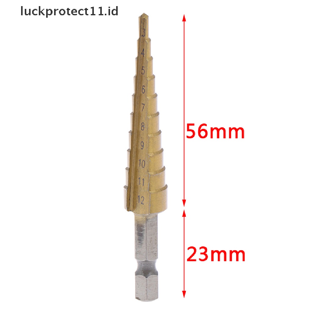 Alat Power Drill Bits Hex Bahan Metal Ukuran 3-12mm