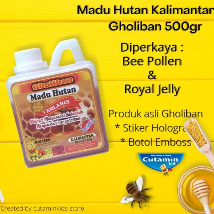 

Promo Awal tahun Madu asli/madu murni/madu hutan kalimantan gholiban 0.5kg murah Promo Awal tahun