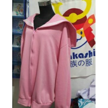 JACKET SWEATER LOLITA KOREAN STYLE SEIFUKU JAPAN BIG SIZE READY BAHAN KATUN FLEECE