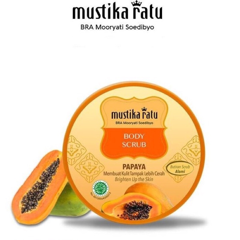 mustika ratu body scrub 200g