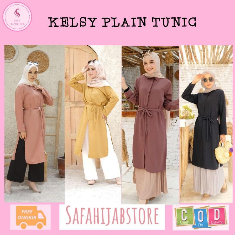 KELSY PLAIN TUNIK