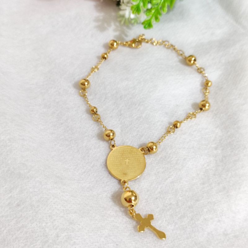 gelang rohani/gelang rosario/gelang titanium impor