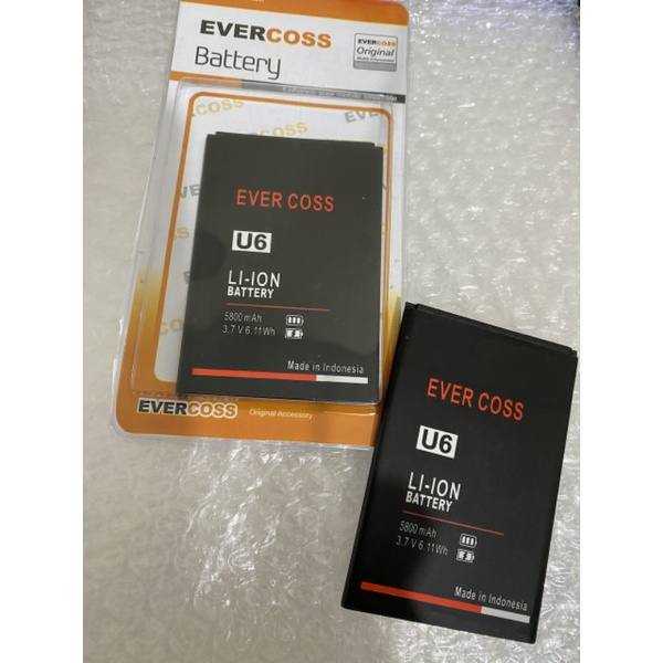 batre evercoss U6