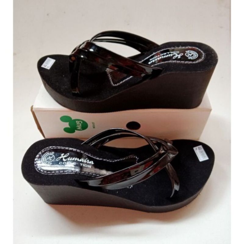 Sandal Wedges Wanita Kilau  Manohara 2