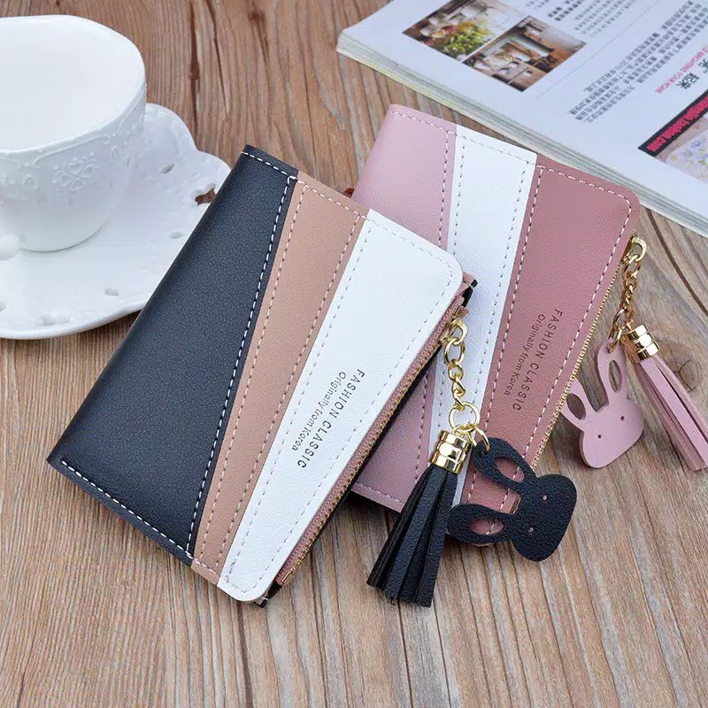 Dompet Wanita KC39 import Murah Lipat Kecil Lucu Dan Cantik dompet import real pict