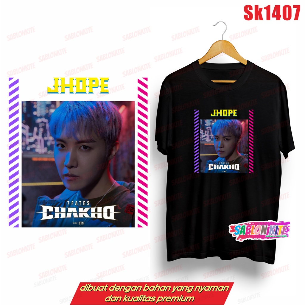 MURAH!!! KAOS KPOP MEMBER CHAKhO SK1407 JK SG V JH RM JIN JM BYK WARNA