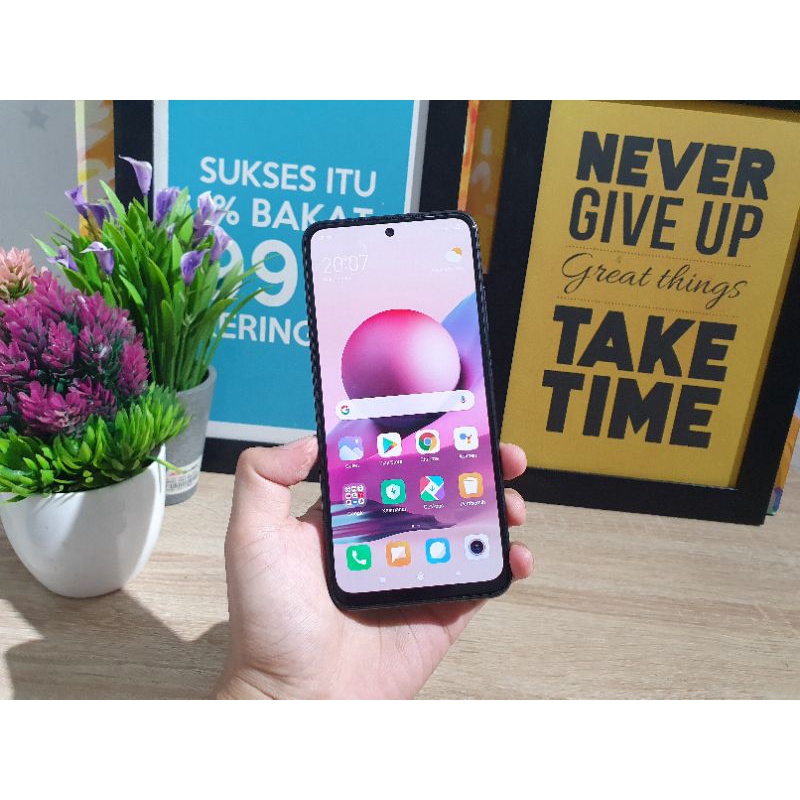 XIAOMI REDMI NOTE 10S RAM 8/128GB DUALSIM NO MINUS TERMURAH
