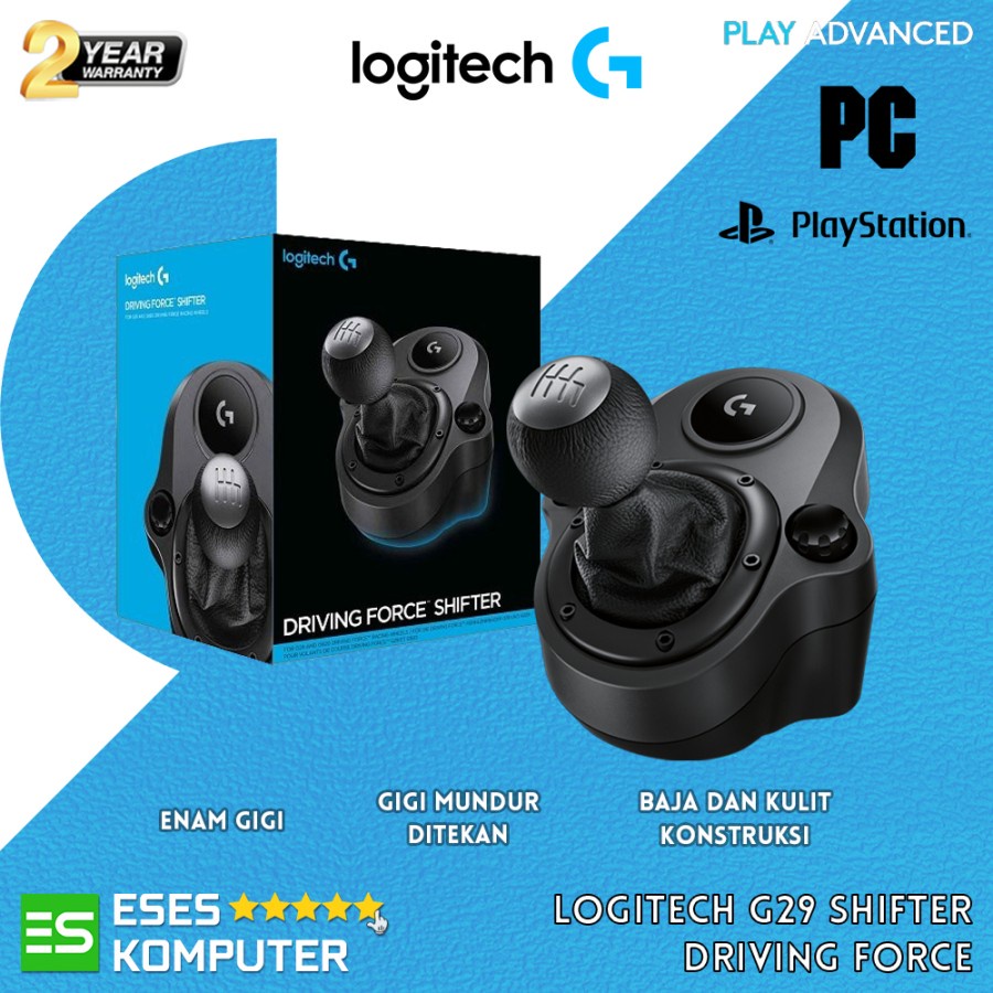 Racing Simulator Logitech G29 Driving Force Shifter - Gaming - Resmi