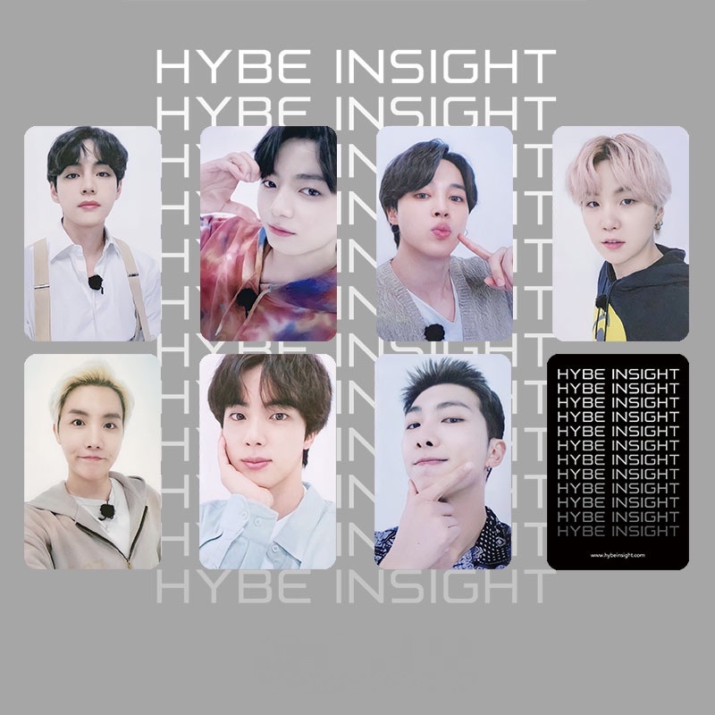 7pcs / set Kartu Foto Kpop BTS BUTTER HYBE INSIGHT MUSEUM Untuk Hadiah ARMY