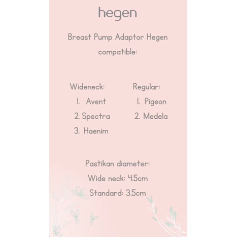 Hegen PCTO™ Breast Pump Adapter Wide Neck / Standard Neck