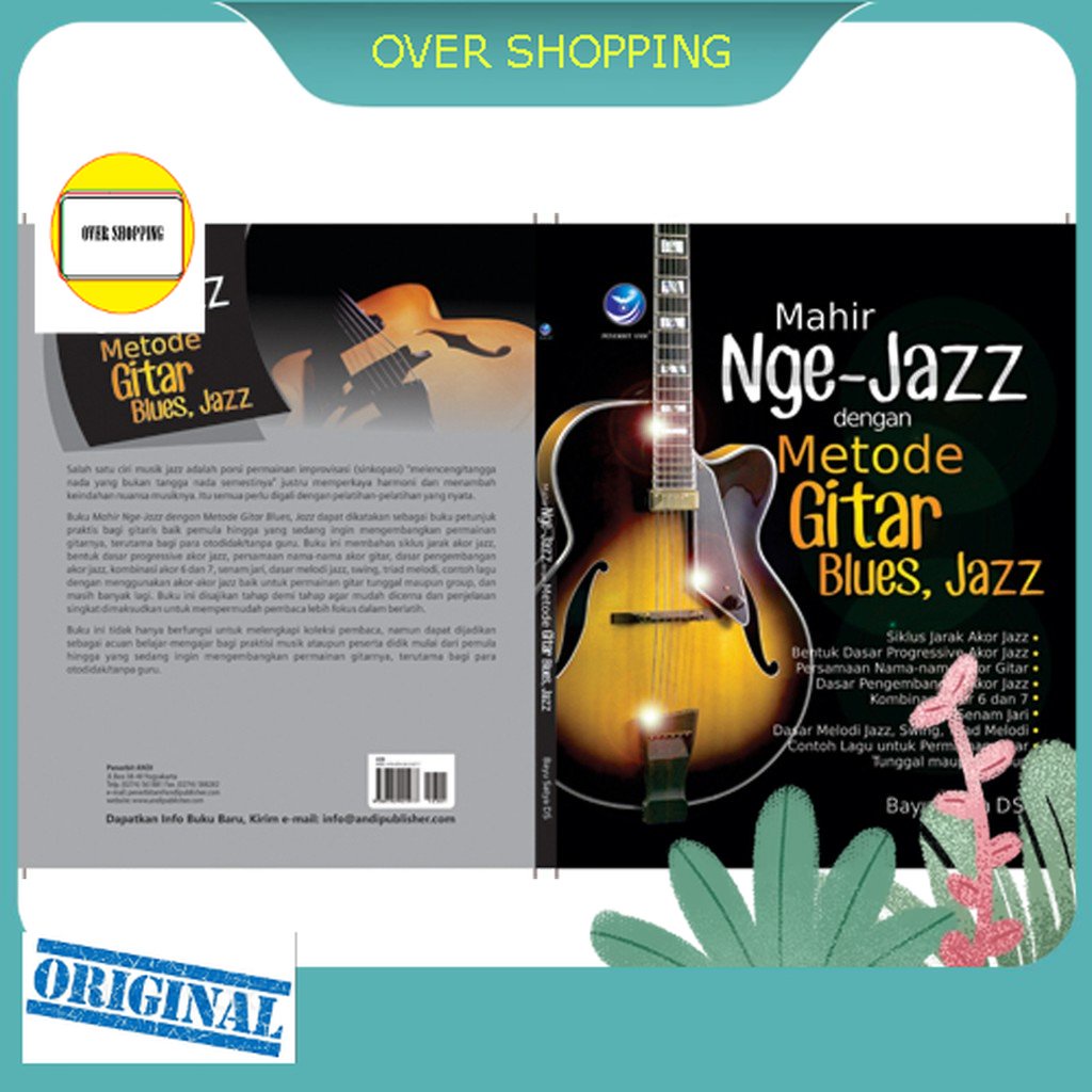 Buku Hobi : Mahir Nge-Jazz dengan Metode Gitar Blues, Jazz