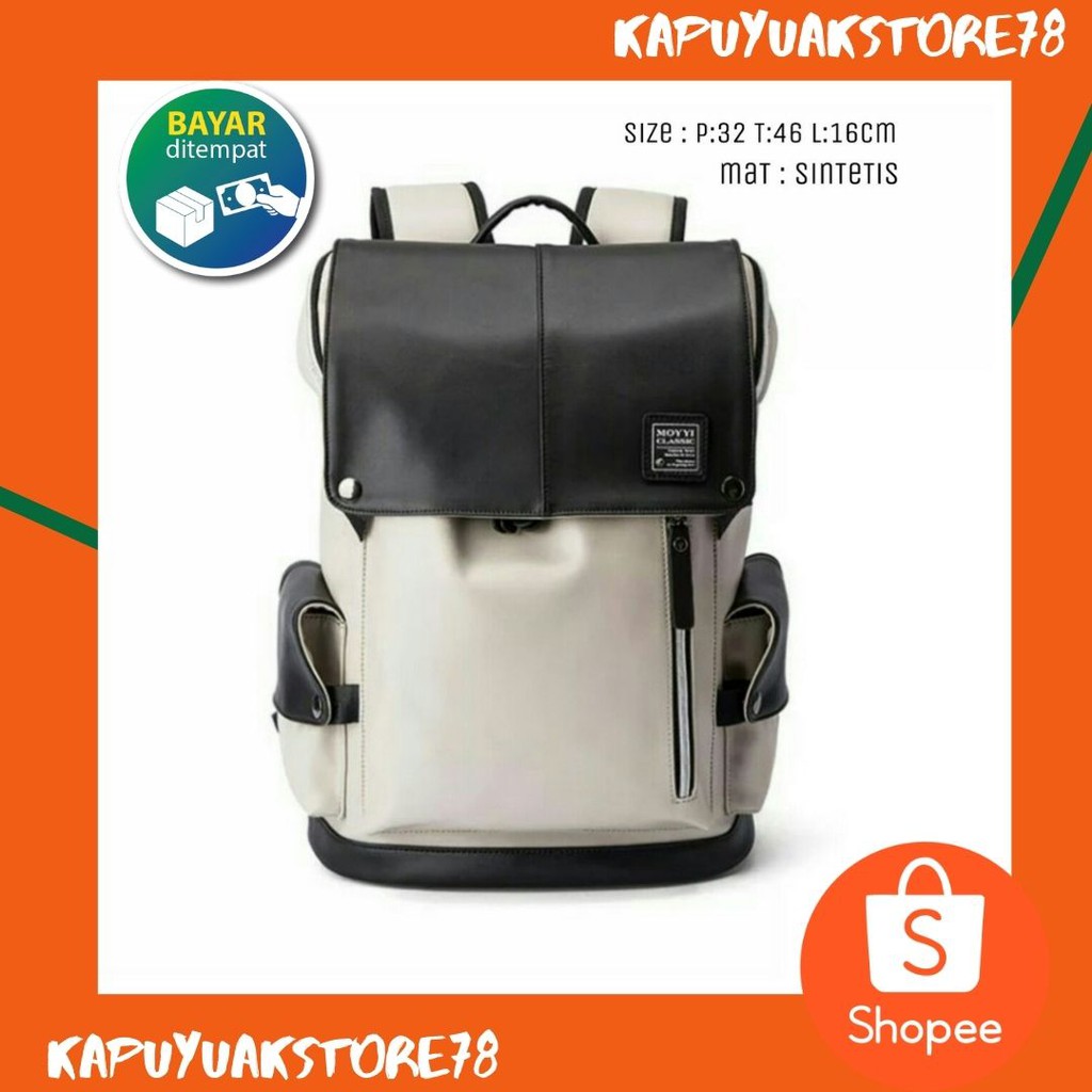 TAS RASNEL KULIT PRIA WANITA RANSEL BACKPACK SEKOLAH BACKPACK KULIAH BACKPACK  KERJA KANTOR 7887