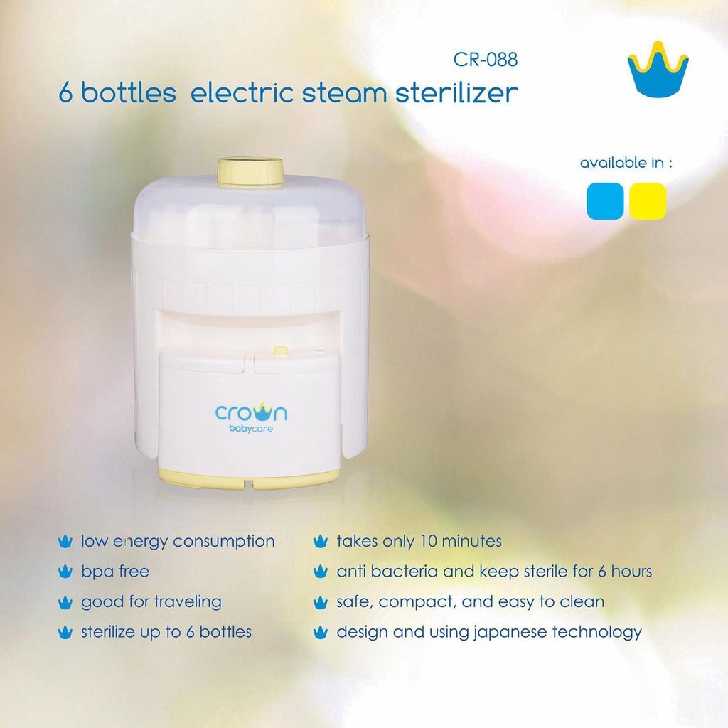 Crown Babycare 6 bottles Steam Sterilizer CR088