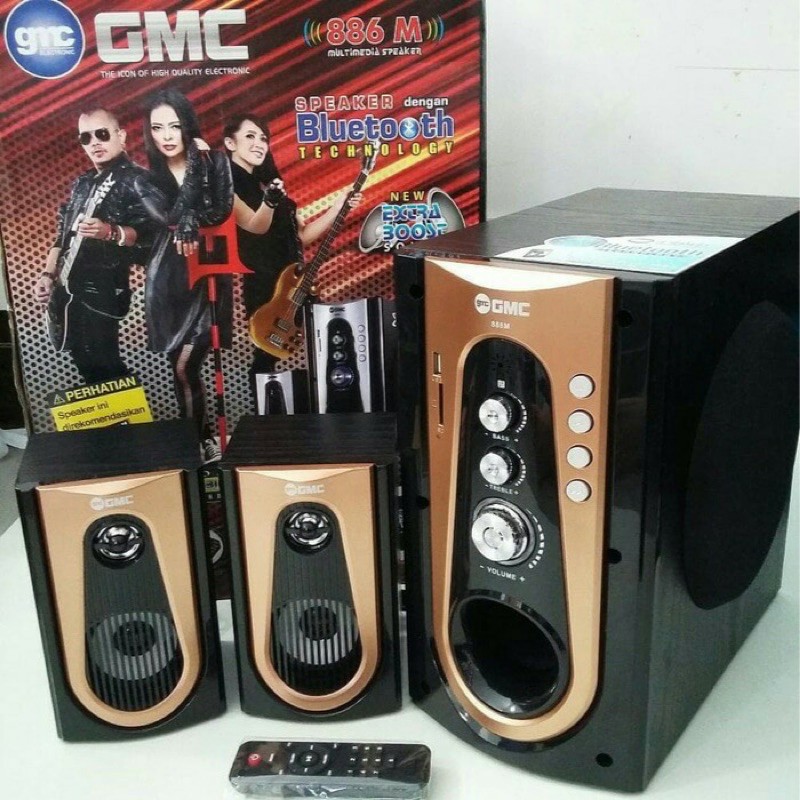 GMC Speaker Aktif Multimedia 886M BT - Bluetooth Connection