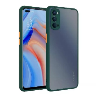 Casing Oppo Reno 4 Dove Matte Transparan Slim Fuze Macaron Case RENO 4 - Acc Plus