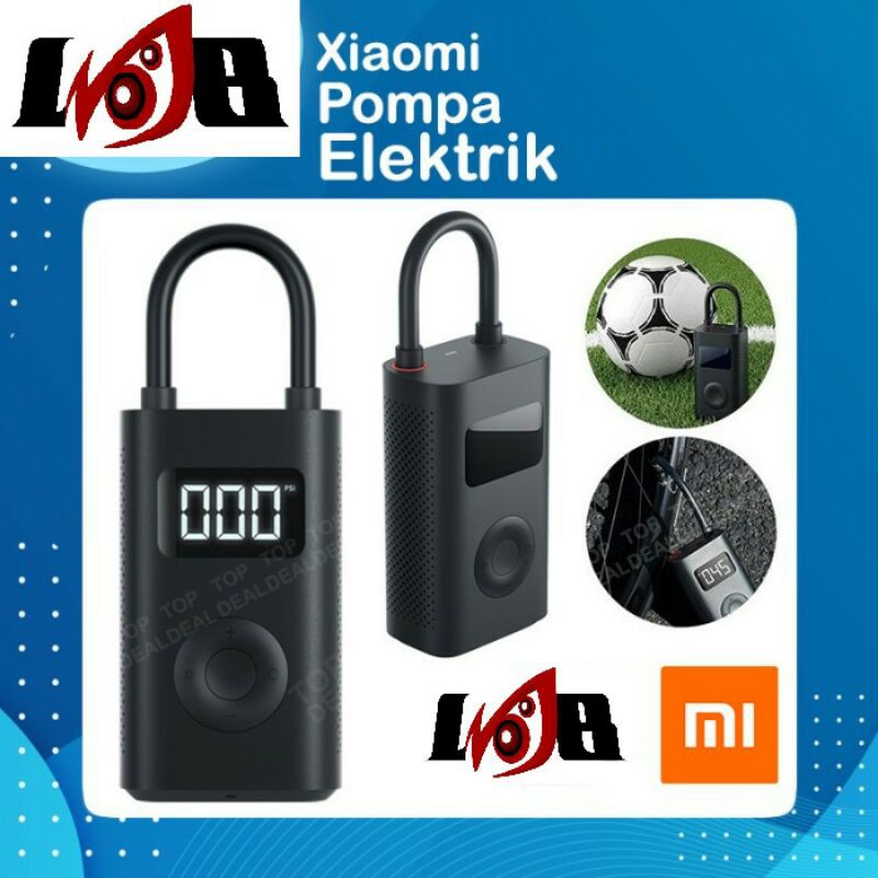 Xiaomi Pompa Elektrik Air Pump Electric Angin Ban Sepeda Motor Mobil
